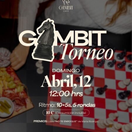 Torneo de Ajedrez Domingo 12 de Abril