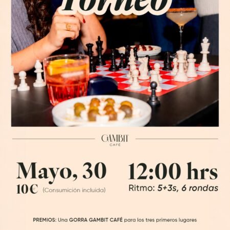 Torneo de Ajedrez Gambit Cafe (Sabado 30 de Mayo)