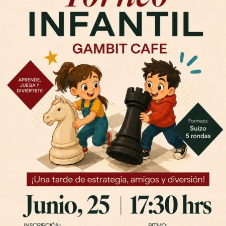 Torneo Infantil + Gambit Cafe (25 de Junio)
