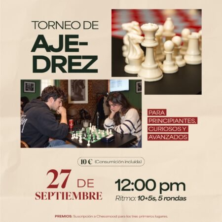 Torneo Gambit Cafe + ChessMood (Domingo 27 de Septiembre)