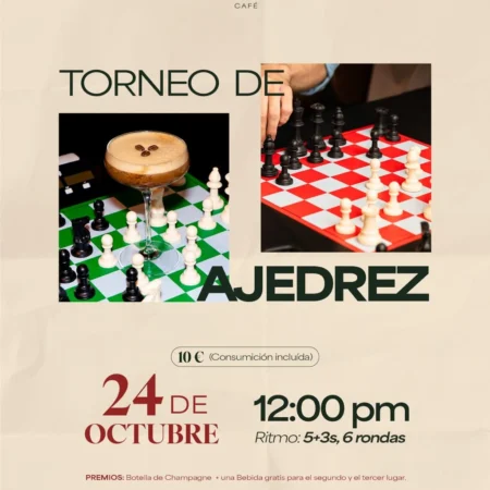 Torneo de Ajedrez 5+3s, 6 Rondas (Sábado 24 de Octubre)