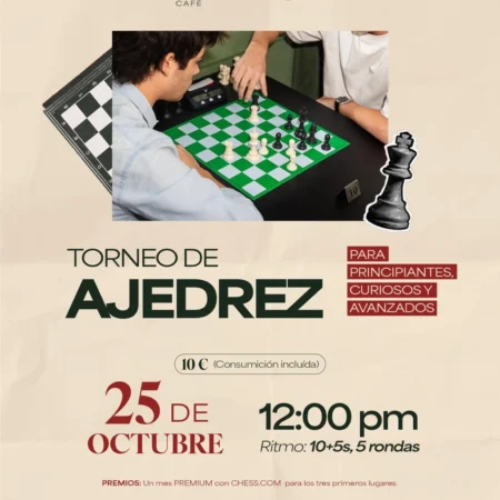 Torneo de Ajedrez 10+5s (Domingo 25 de Octubre)